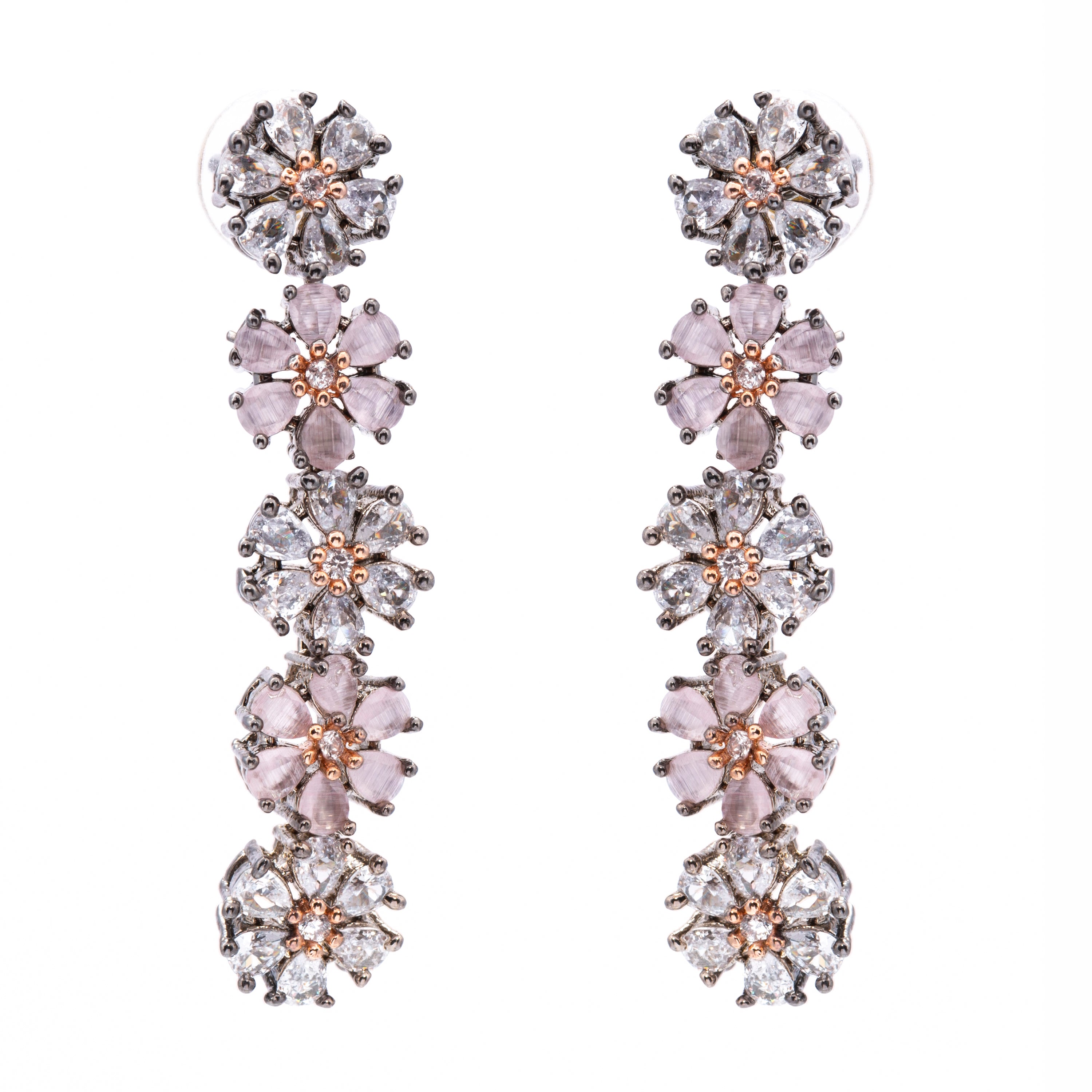 Lunar Cross | Premium CZ Crystal Necklace Set