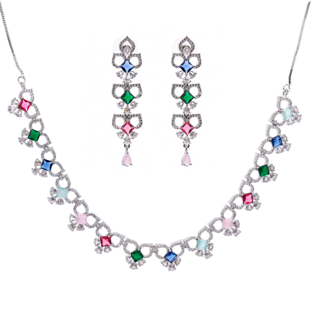 Willowfire | Premium CZ Crystal Necklace Set