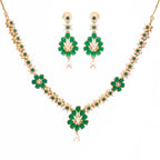 Pearl Petal | Luxury CZ Crystal Necklace Set