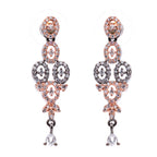 Black Rose Reverie | Premium CZ Crystal Necklace Set