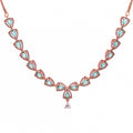 Rose Fire | Premium CZ Crystal Necklace Set