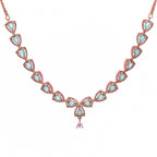 Rose Fire | Premium CZ Crystal Necklace Set