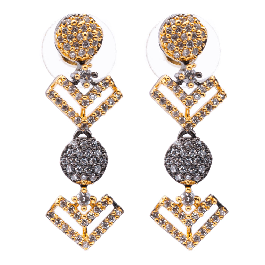 Glimmering Temple | Luxury CZ Crystal Necklace Set