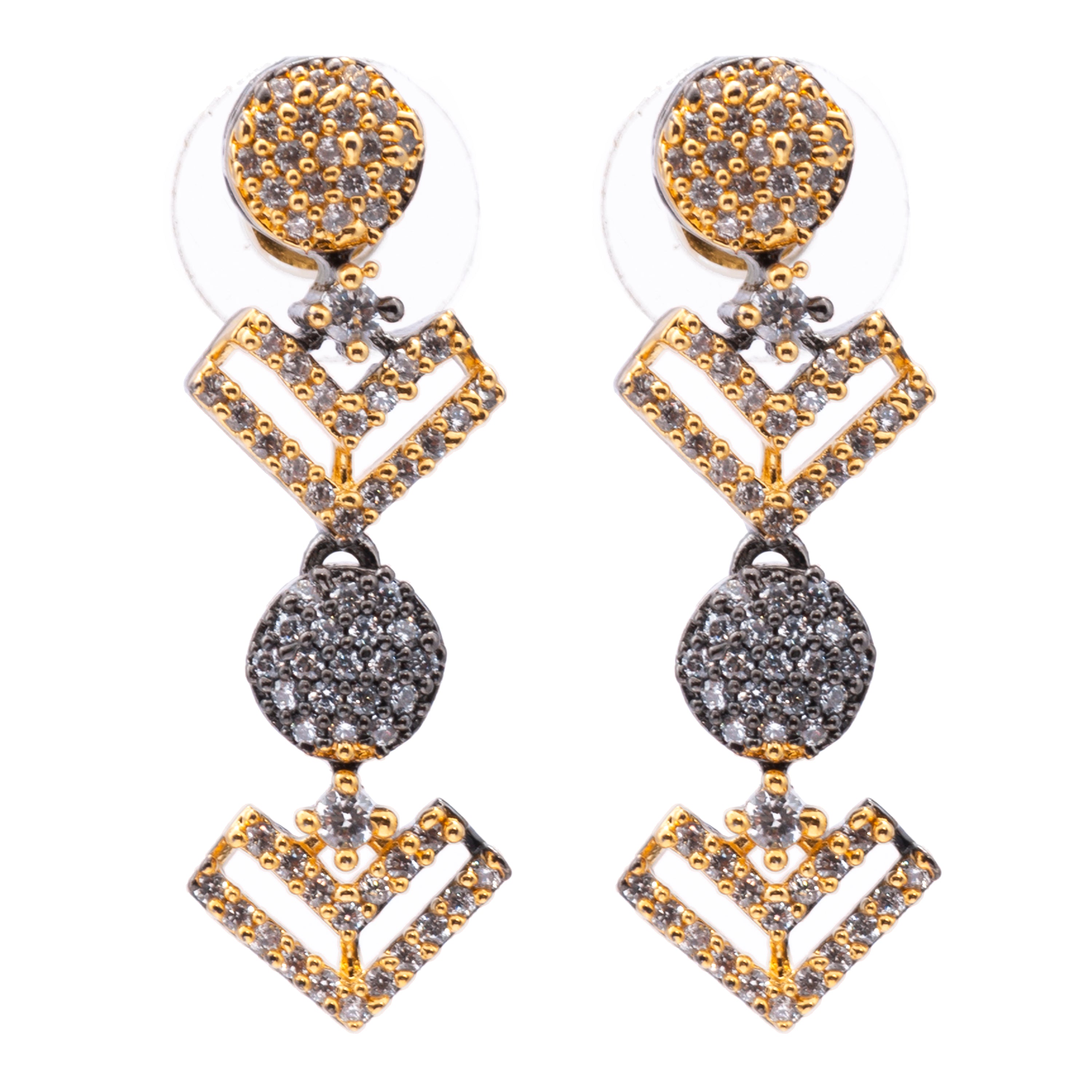 Glimmering Temple | Luxury CZ Crystal Necklace Set