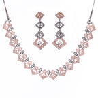 Triopus Blackgold | Premium CZ Crystal Necklace Set