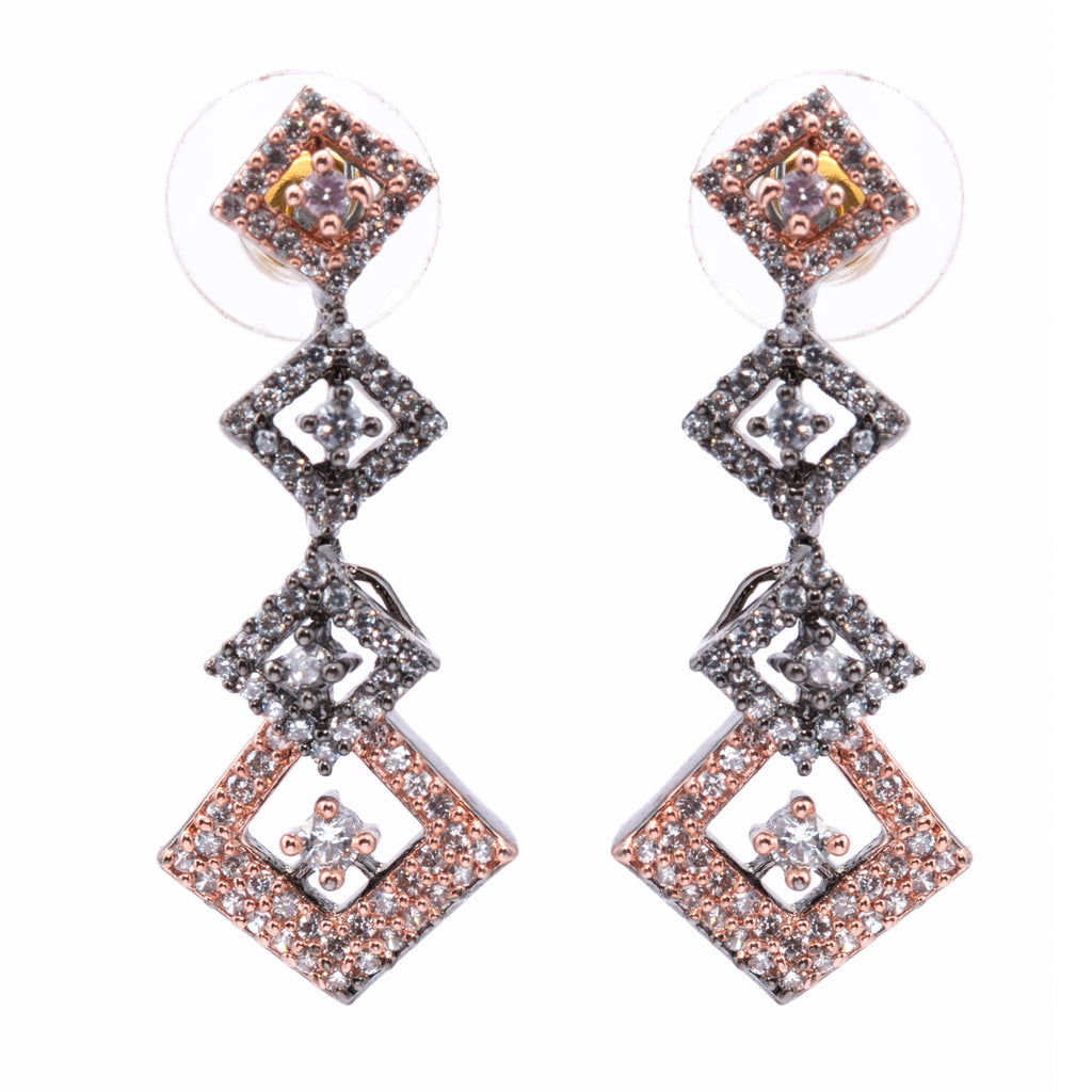 Triopus Blackgold | Premium CZ Crystal Necklace Set