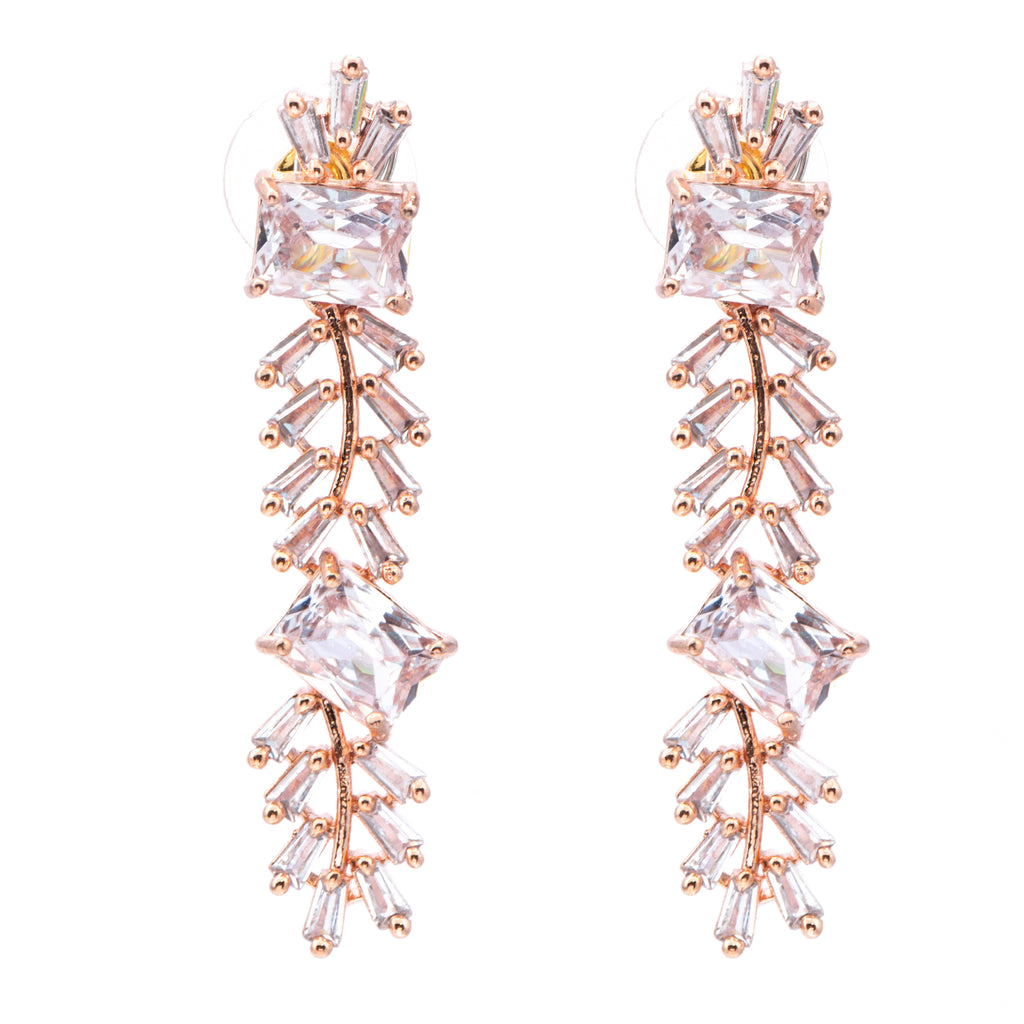 Venusian Rose | Premium CZ Crystal Necklace Set