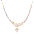 Lustrous Lily | Premium CZ Crystal Necklace Set