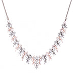 Solace Garland | White | Premium CZ Crystal Necklace Set