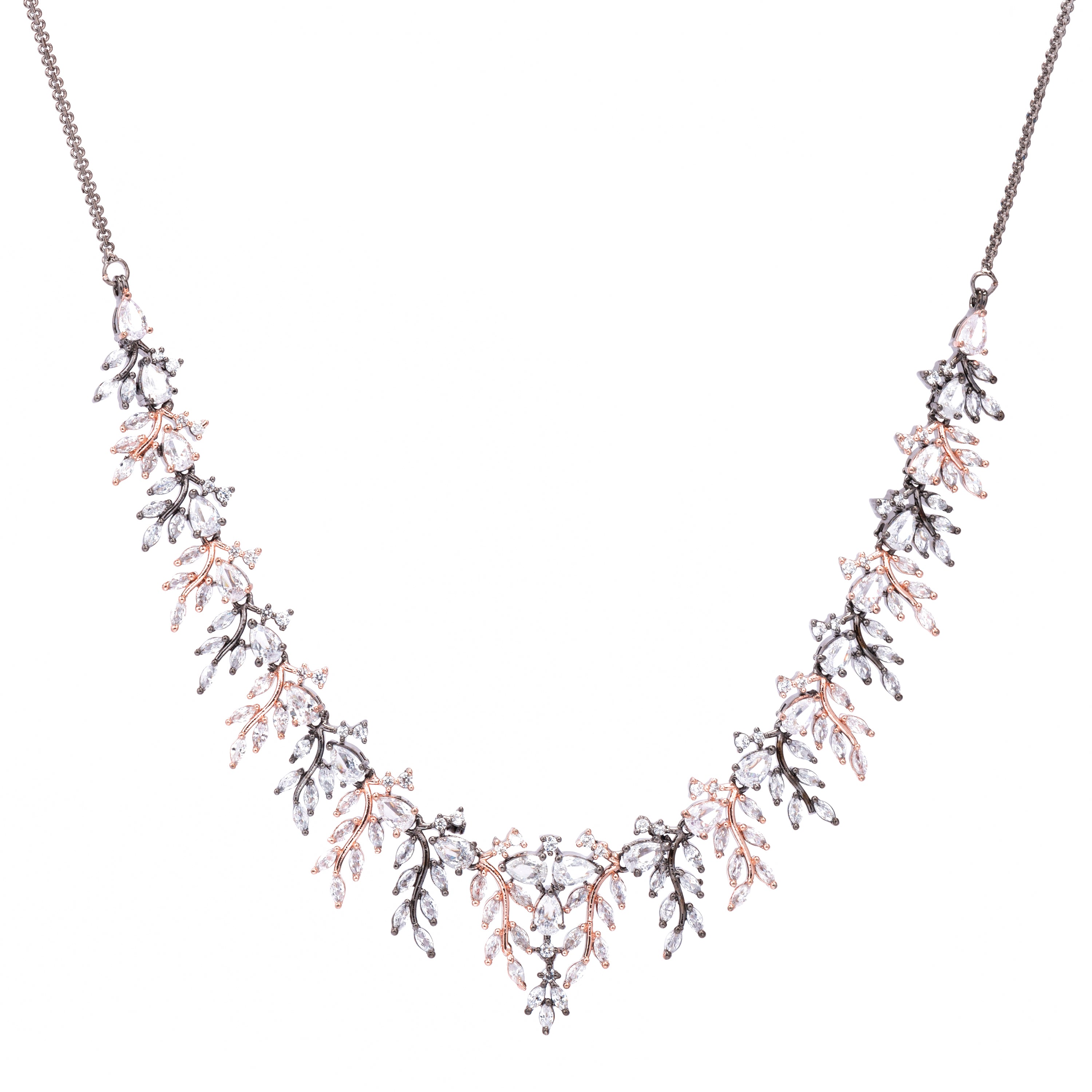 Solace Garland | Premium CZ Crystal Necklace Set