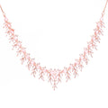 Solace Garland | Baby Pink | Premium CZ Crystal Necklace Set