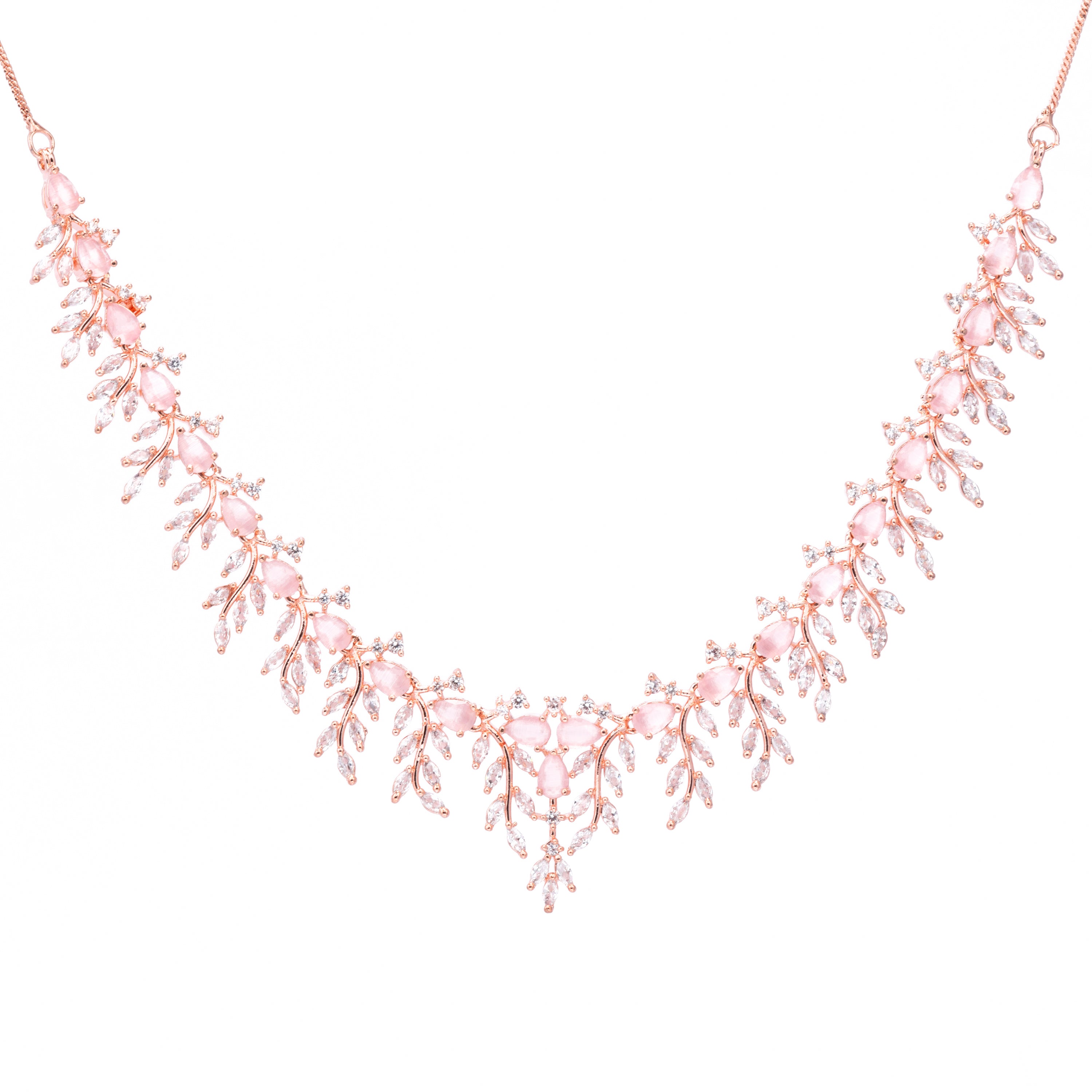 Solace Garland | Premium CZ Crystal Necklace Set