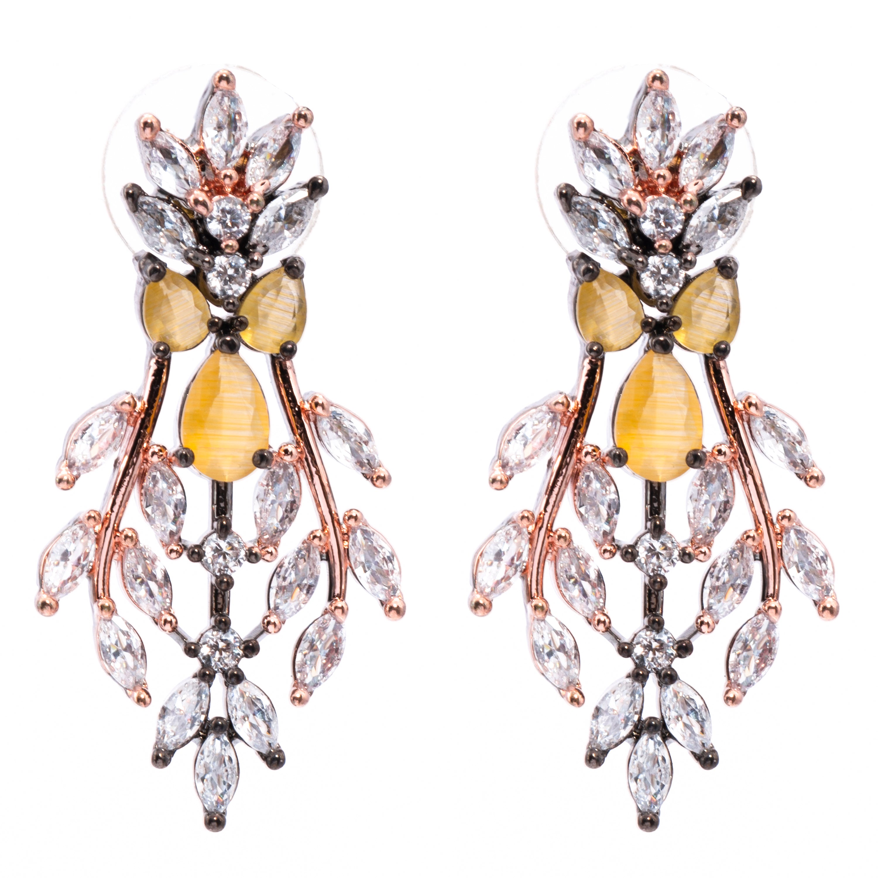 Solace Garland | Premium CZ Crystal Necklace Set