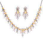 Solace Garland | Premium CZ Crystal Necklace Set