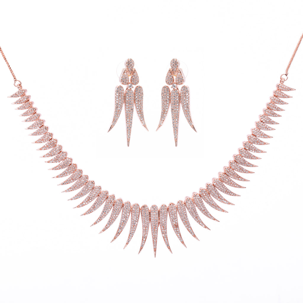Tango Nectar | Luxury CZ Crystal Necklace Set