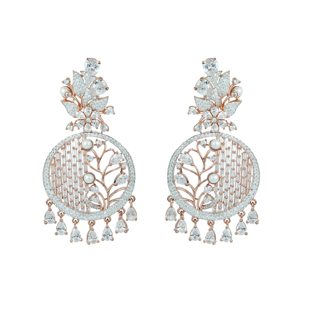 Infinite Nebula | White | Premium CZ Crystal Earring