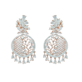 Infinite Nebula | White | Premium CZ Crystal Earring