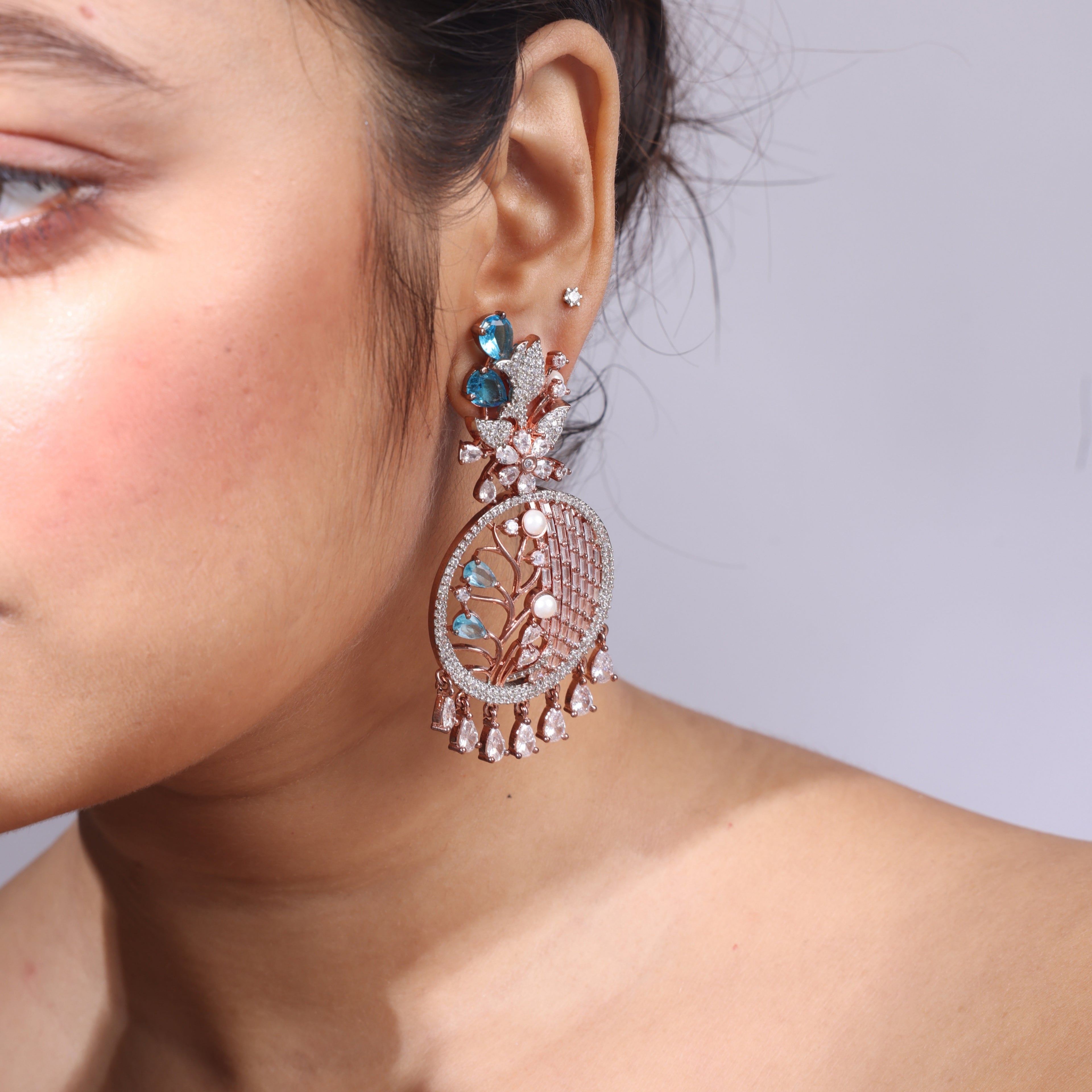 Infinite Nebula | Premium CZ Crystal Earring