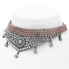 Ivory Whisperer | Luxury CZ Crystal Choker Set