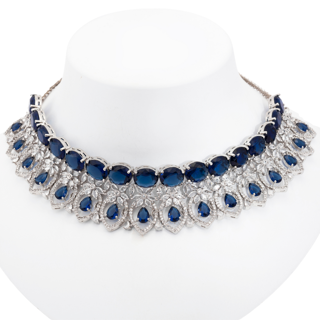 Jasper | Luxury CZ Crystal Choker Set