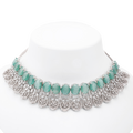 Jewel of The Mint | Luxury CZ Crystal Choker Set