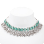 Jewel of The Mint | Luxury CZ Crystal Choker Set