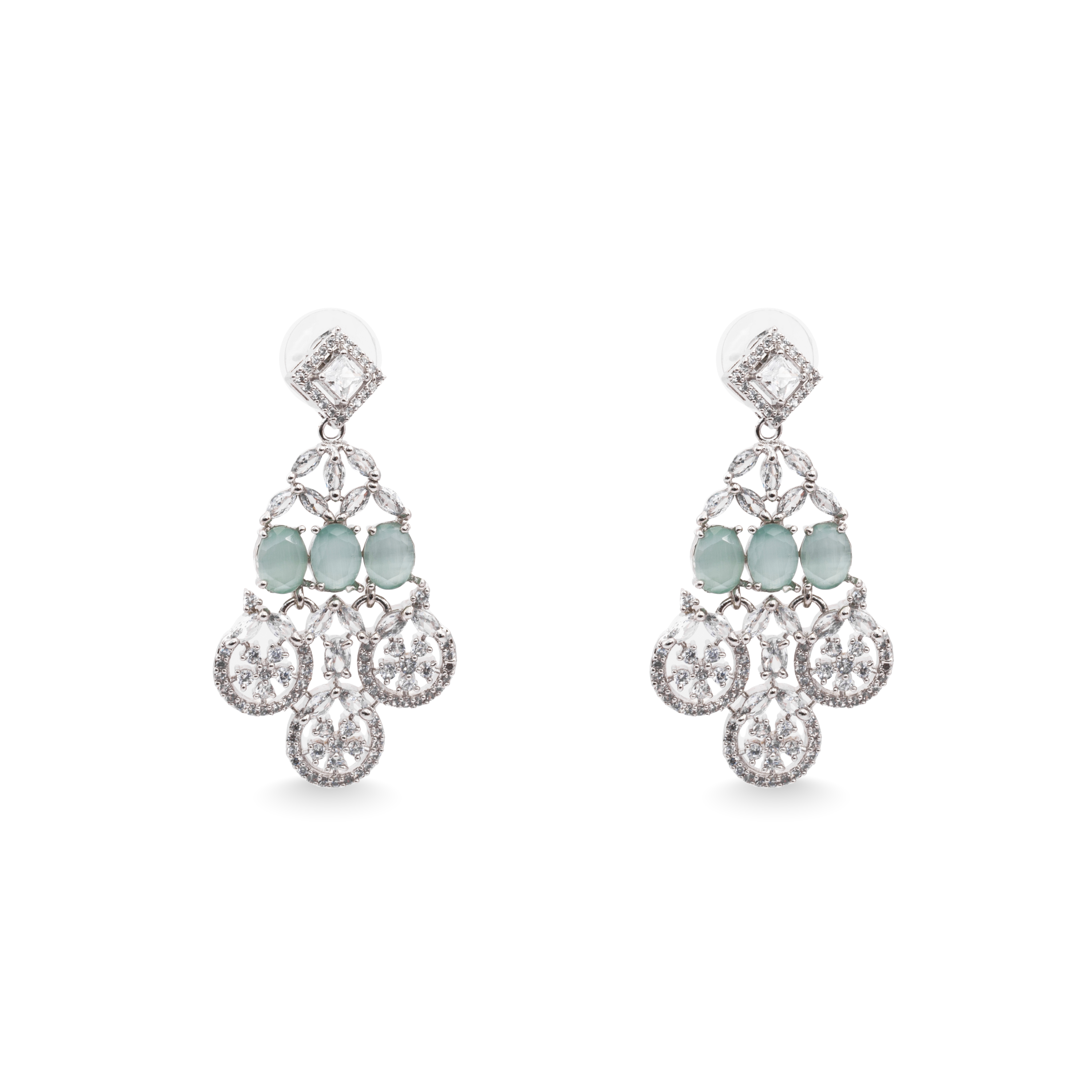 Jewel of The Mint | Luxury CZ Crystal Choker Set