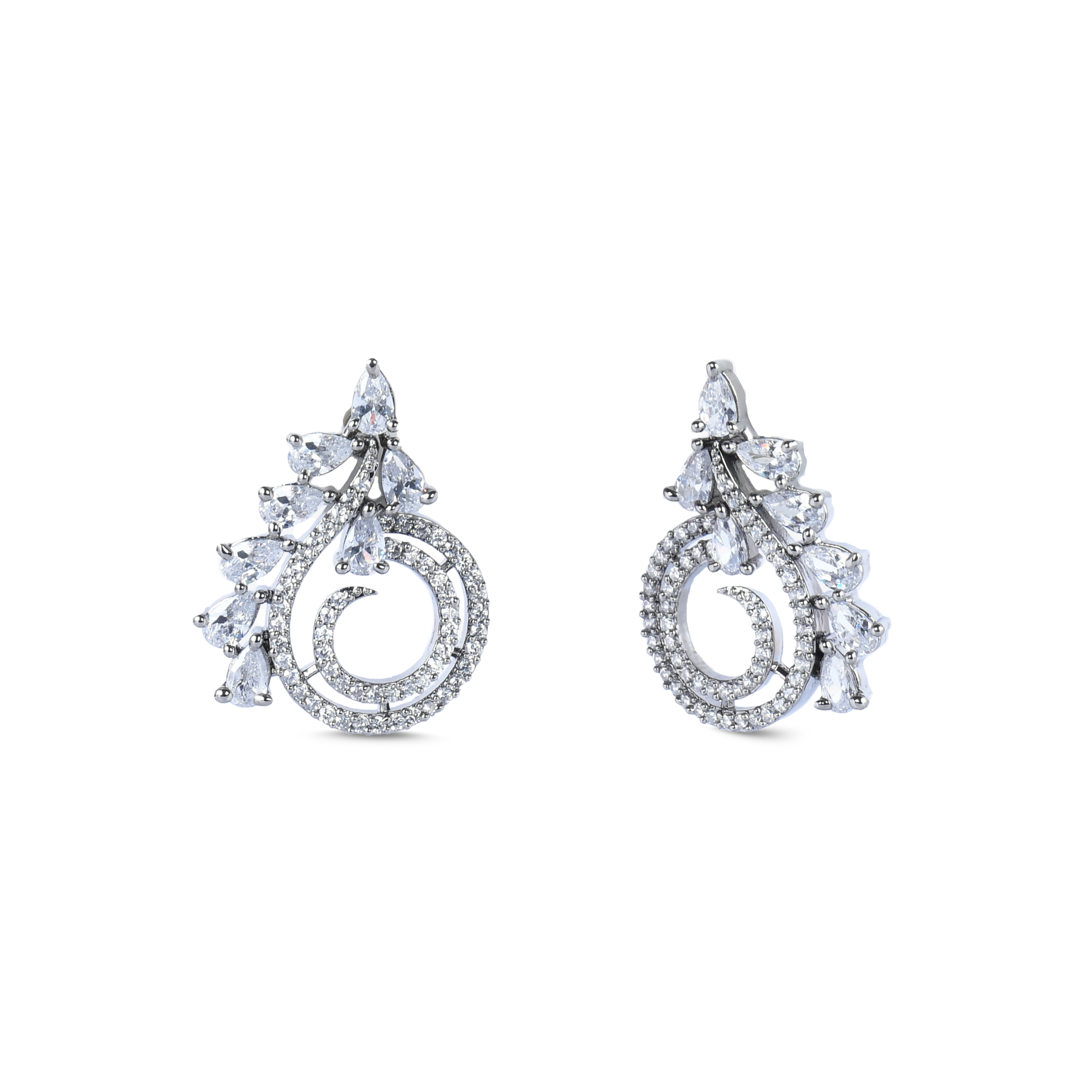 Kiosk | Premium CZ Crystal Stud Earring
