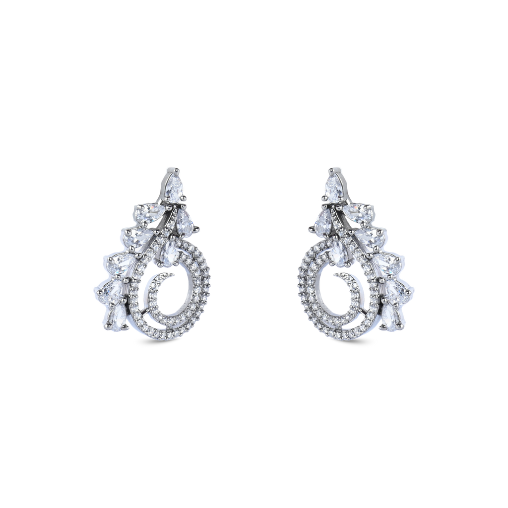 Kiosk | Premium CZ Crystal Stud Earring