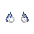 Kiosk | Sapphire | Premium CZ Crystal Stud Earring