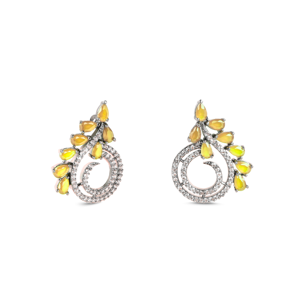 Kiosk | Premium CZ Crystal Stud Earring