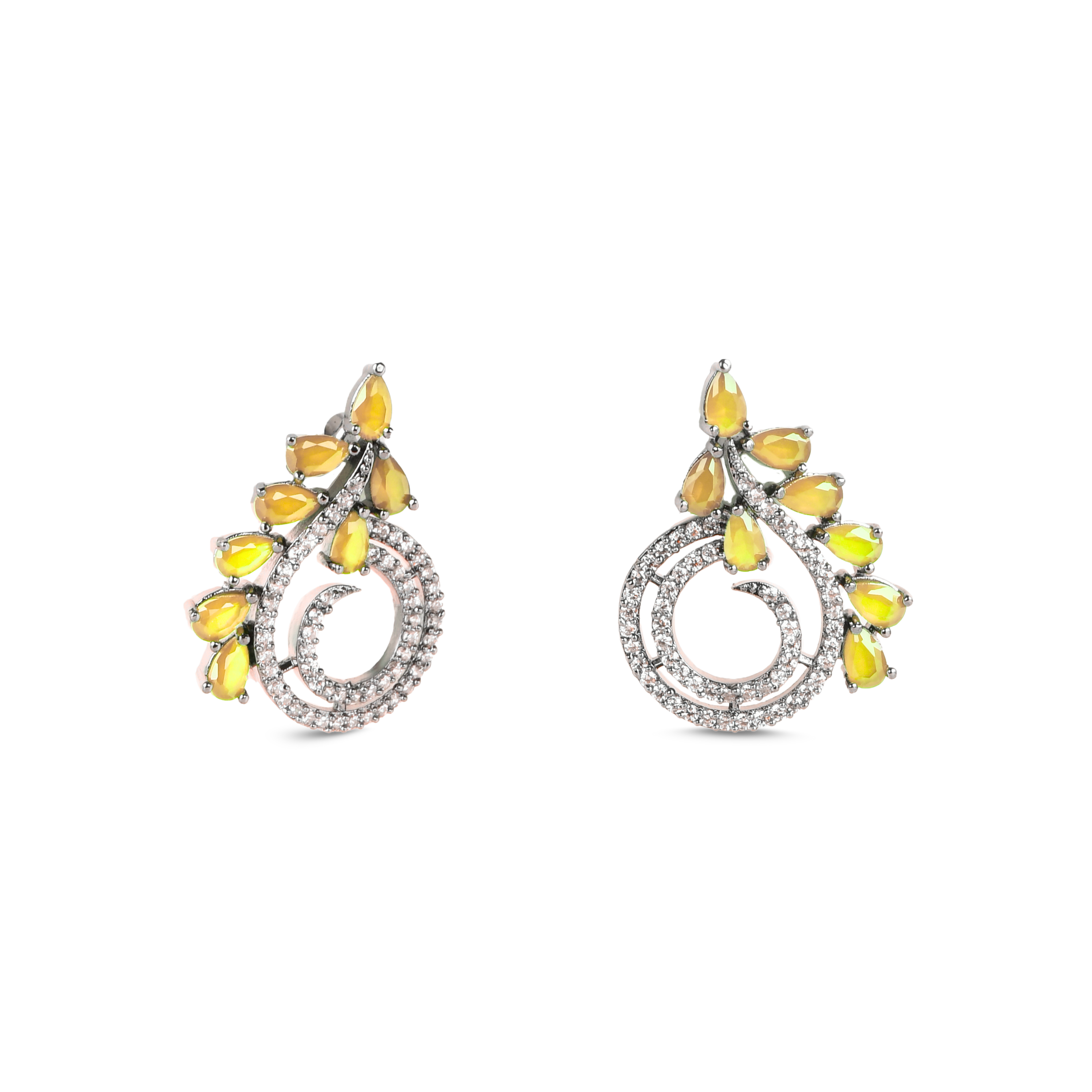 Kiosk | Premium CZ Crystal Stud Earring