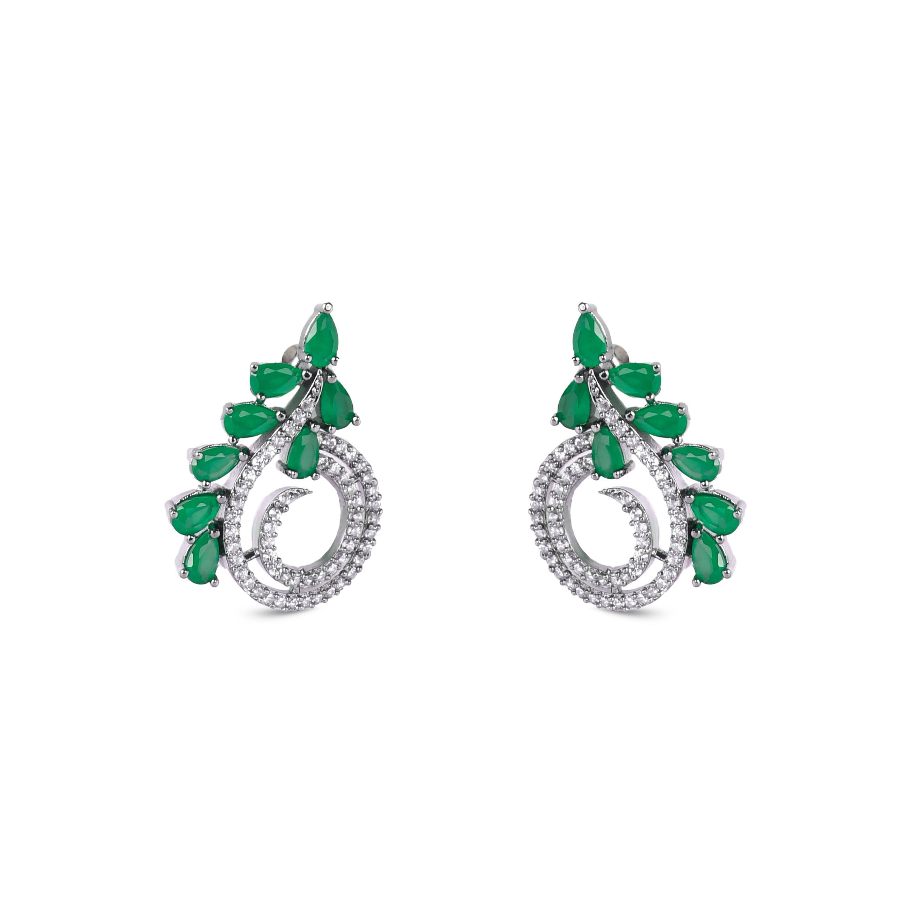 Kiosk | Premium CZ Crystal Stud Earring