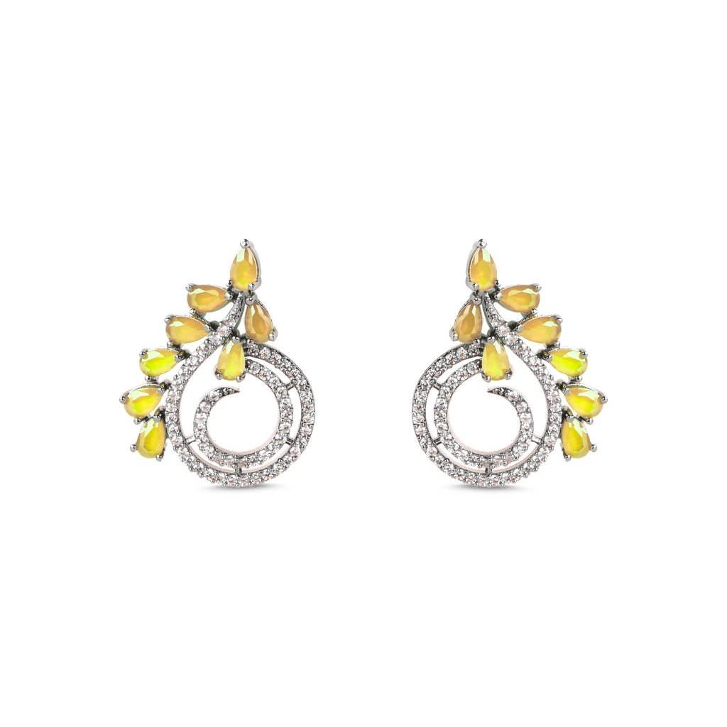 Kiosk | Premium CZ Crystal Stud Earring