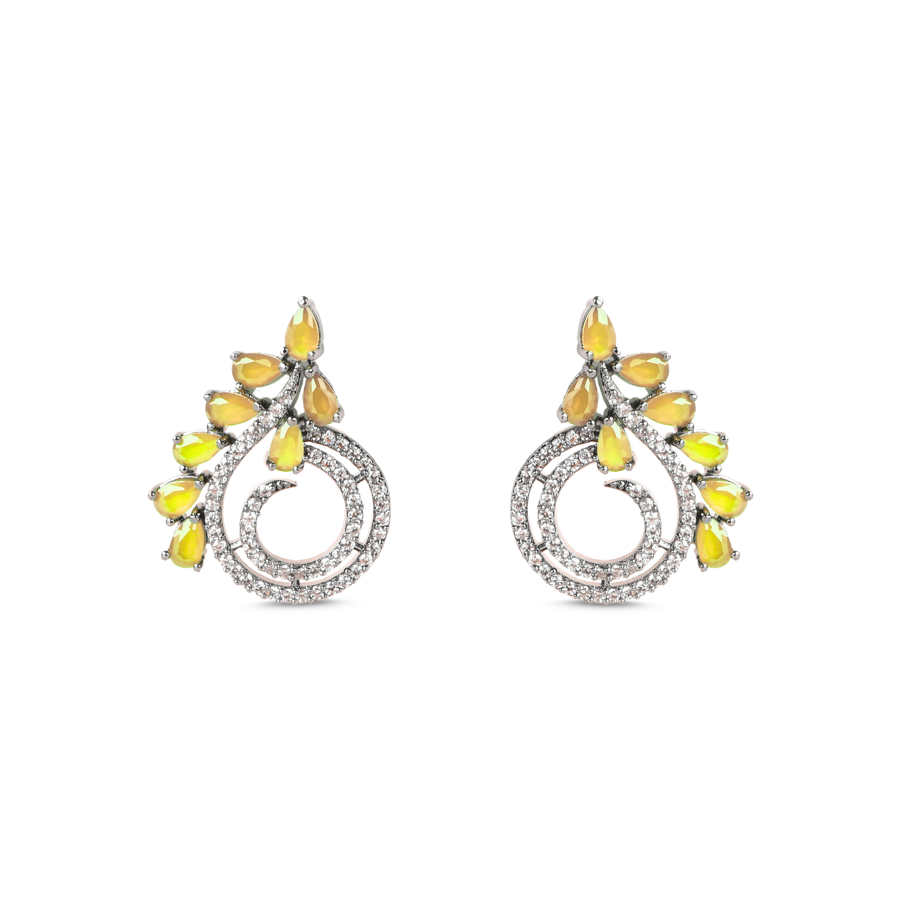 Kiosk | Premium CZ Crystal Stud Earring