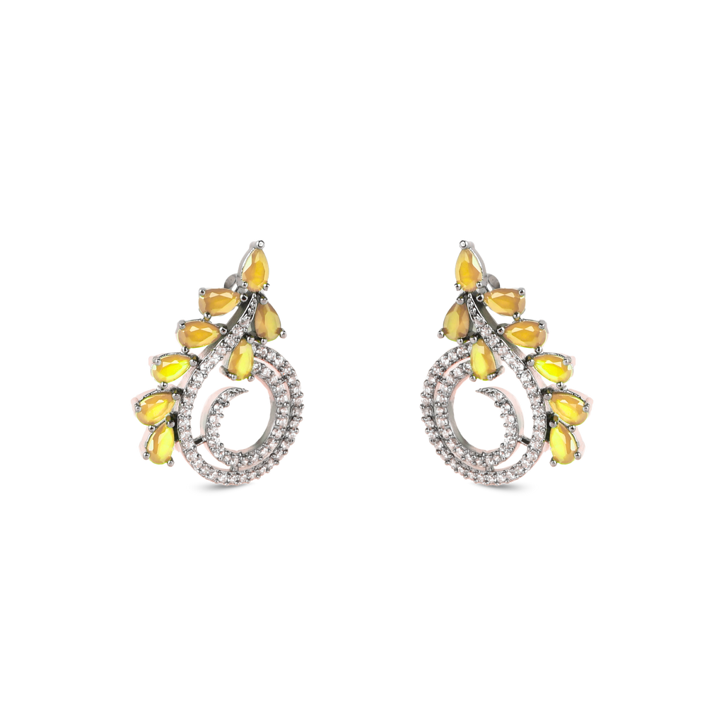 Kiosk | Premium CZ Crystal Stud Earring