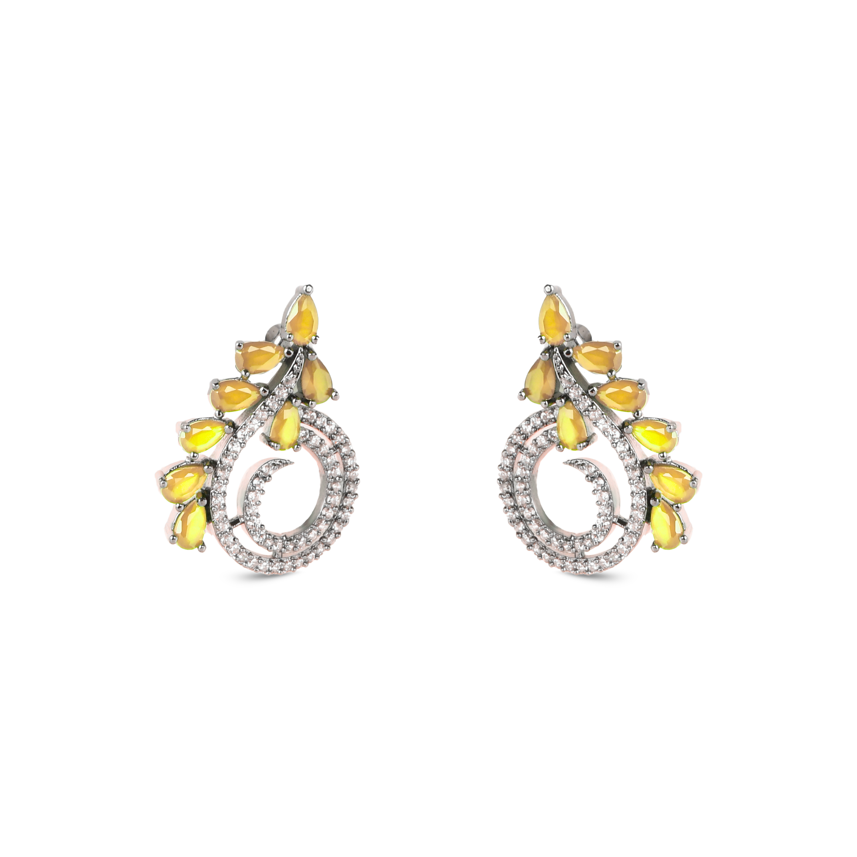 Kiosk | Premium CZ Crystal Stud Earring
