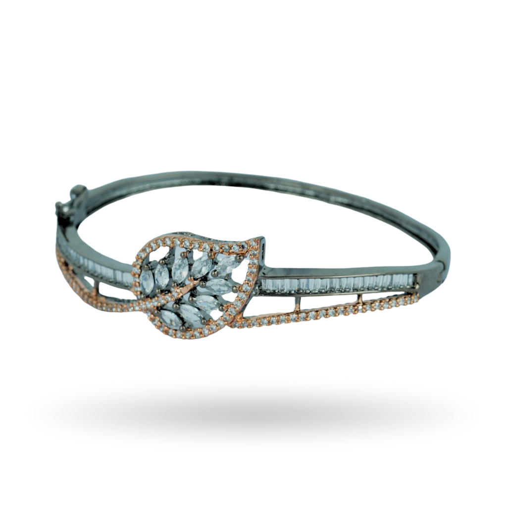 Leafy Crystal | Luxury Crystal Bracelet