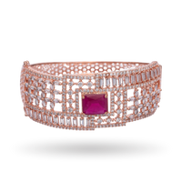 Love Knot | Ruby | Signature CZ Bracelet