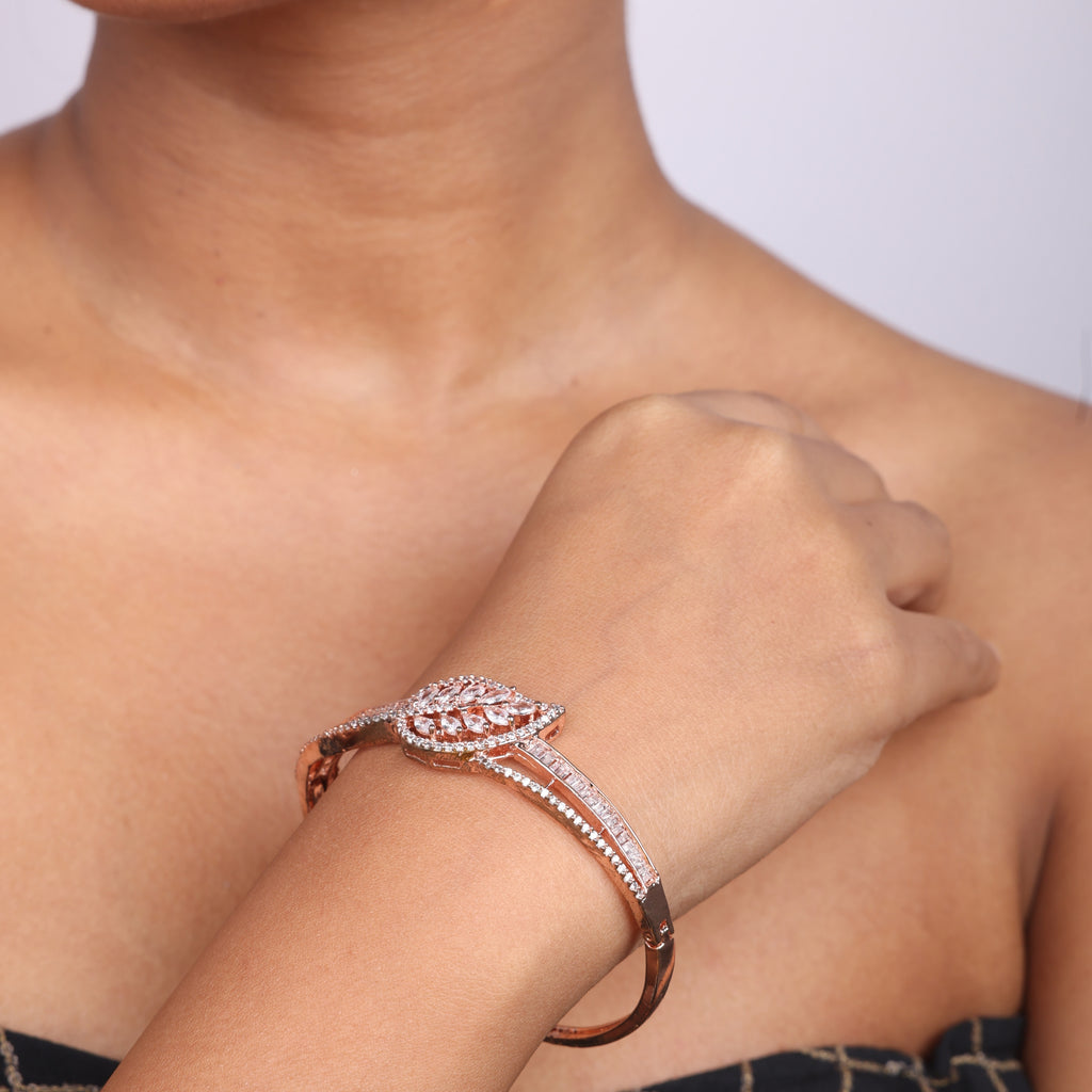 Leafy Crystal | Luxury Crystal Bracelet