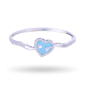 Love Lustre | Silver Plated | Turquoise | Premium CZ Crystal Bracelet