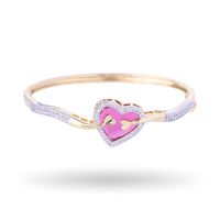 Love Lustre | Gold Plated | Rose Pink | Premium CZ Crystal Bracelet
