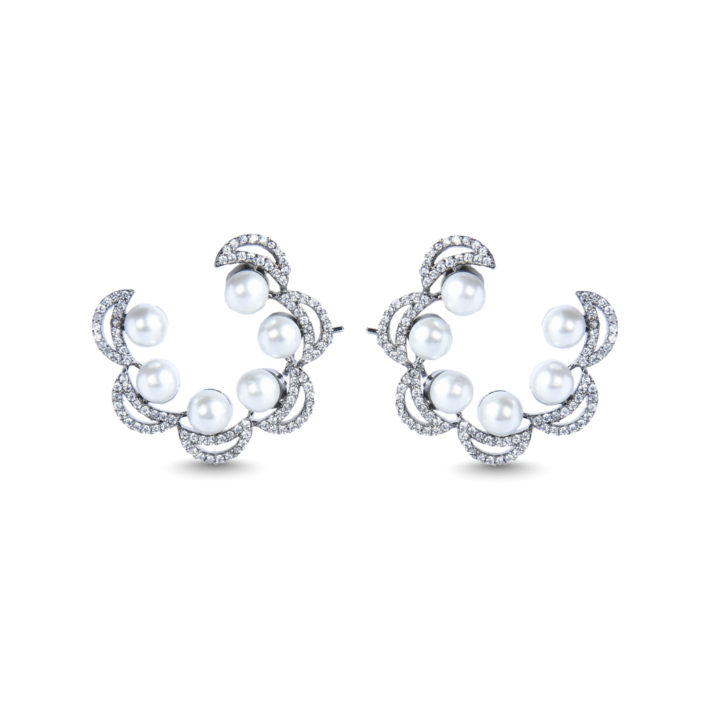 Luna Pearla | Luxury CZ Crystal Earring