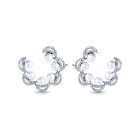 Luna Pearla | Nocturna | Luxury CZ Crystal Earring