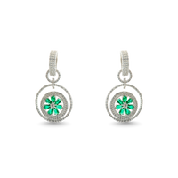 Lunar Lace | Emerald | Signature CZ Crystal Earring