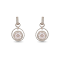 Lunar Lace | Baby Pink | Signature CZ Crystal Earring