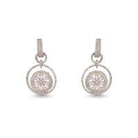 Lunar Lace | Baby Pink | Signature CZ Crystal Earring