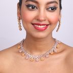 Lunar Cross | Premium CZ Crystal Necklace Set