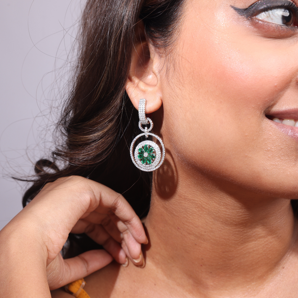 Lunar Lace | Signature CZ Crystal Earring