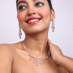 Lunar Lumia | Premium CZ Crystal Necklace Set